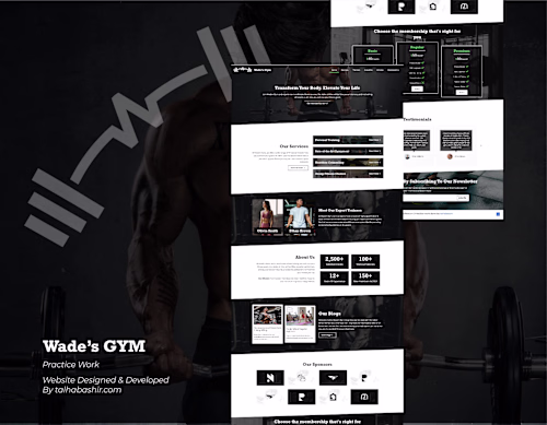 Website Development For GYM