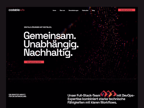 Hey folks, here’s a homepage concept I designed for Codable ...