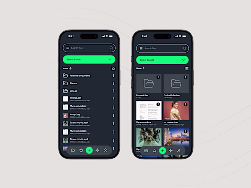 Crypto File Sharing Mobile App
A