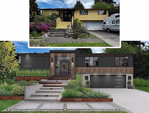 Exterior design makeover