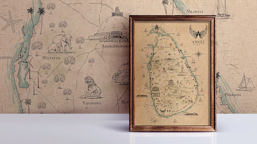 Angel Beach Unawatuna Property Map Illustration Project