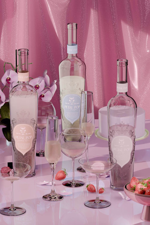 Petal Pop: Floral-Inspired Identity with Bespoke Bottle Designs