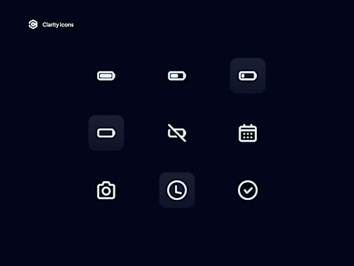 Clarity Icons Package