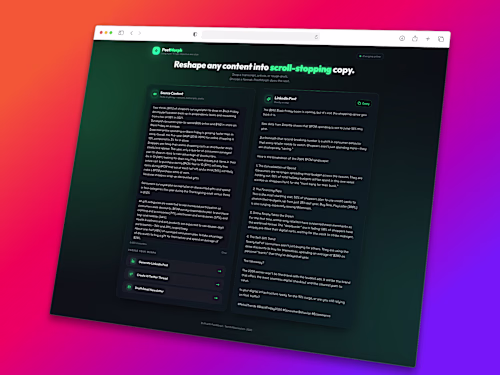 Creating scroll-stoping posts from your