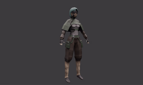 Low Poly Game Ready Character