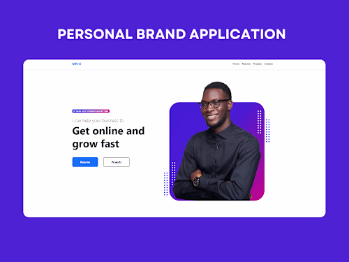 Mr-X | Personal Branding Web Application