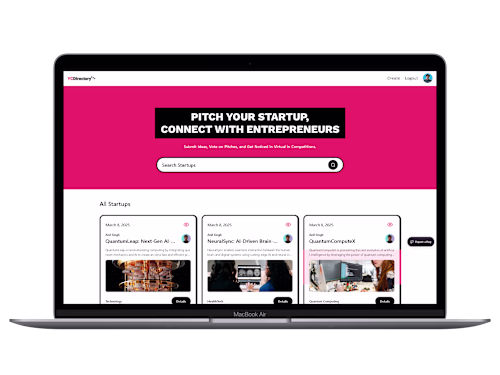 Startup Discovery & Pitch Platform