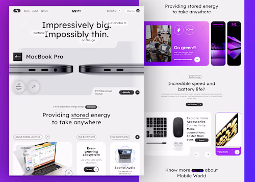 Product Website Design (Ui)