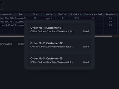 Order Processing App