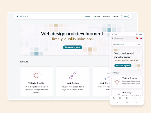 Delacook Portfolio | Design and Development