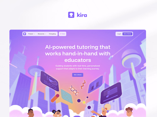 Kira website redesign and development in Framer