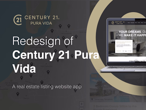Premium Real Estate Website Design of Century 21 Pura Vida