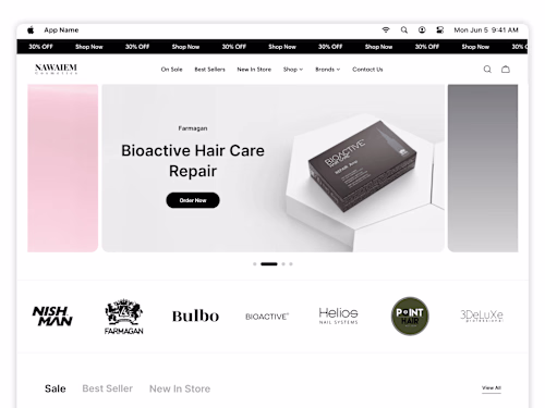 Nawaiem Cosmetics - Ecommerce Store