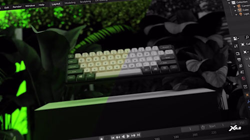 3D Motion Graphics Commercials- Blender