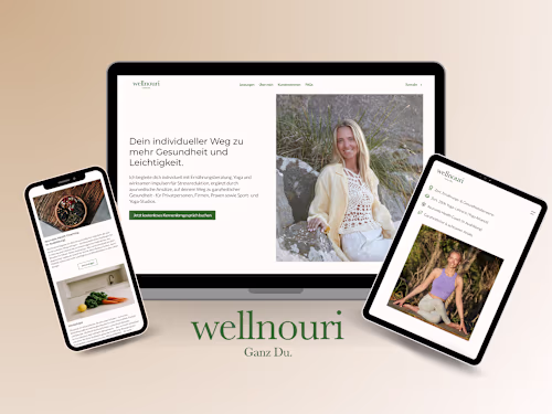 Minimal Wellness Website Design