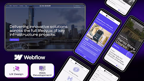 IN4 Advisory Webflow website