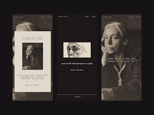 Käthe Kollwitz Tribute Site