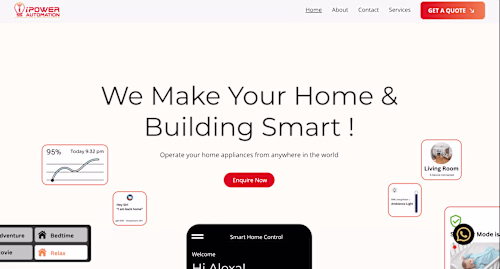 Website Design for Home Automation Company 