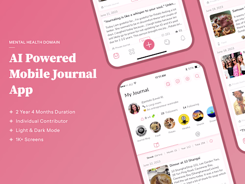 AI Powered Mobile Journal App (Mental Health)