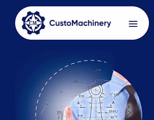 Landing Page Design for Customachinery (1) | Images