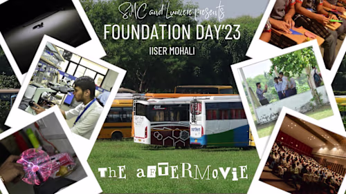 The Aftermovie || 17th  Foundation Day IISER Mohali 2023 - YouT…