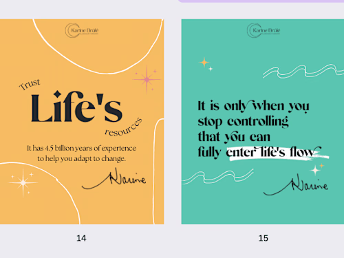 Social media content for a lively Energy Healer