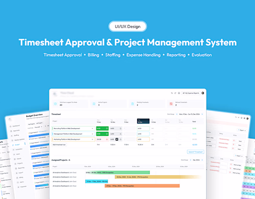 Timesheet Approval & Project Management System
