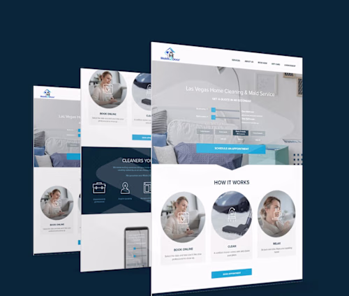 cleaning website :: Behance