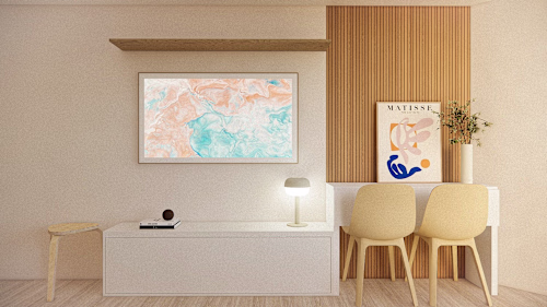 Cozy Pastel-Themed Airbnb Studio