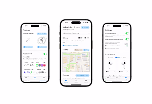 Redesign the Experience of AirPods Software on iPhone