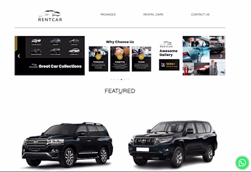Business Website (Rent a Car)