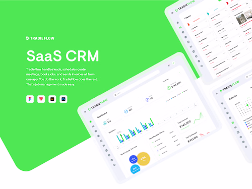 SaaS CRM Web App on Behance