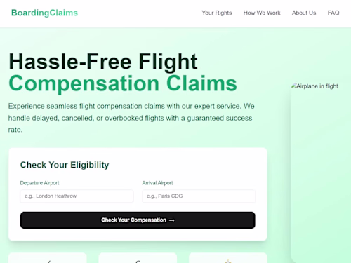 BoardingClaims | Claim Website