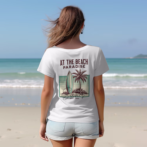 Estampado playero femenino para Kittl :: Behance