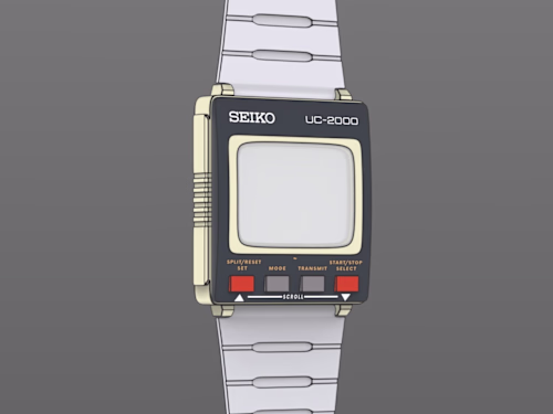 SEIKO UC-2000 | 3DS MAX & KEYSHOT