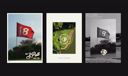 The Three Putt Golf Co - Logo project on Behance