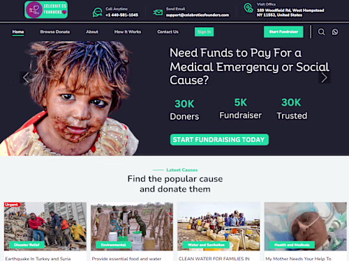 Crowdfunding Campaign Website