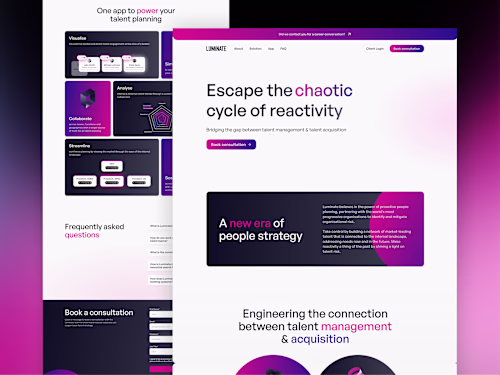Luminate - Framer Website Design and Development