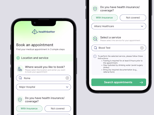 Healthbetter: medical appointments booking made simple.