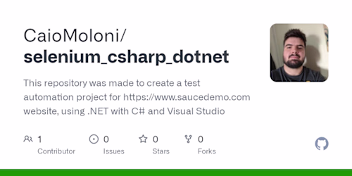 Test Automation Project with C# .NET and Selenium