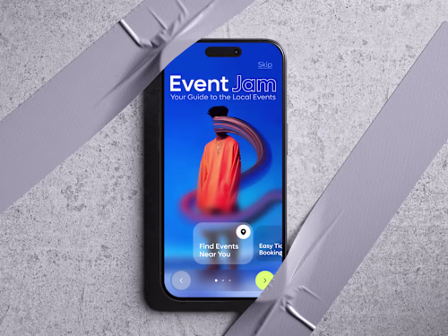 🎊 Mobile design for event platform | Hyperactive