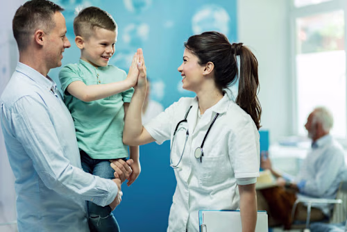 Pediatric Nurse and an Adult Nurse Online