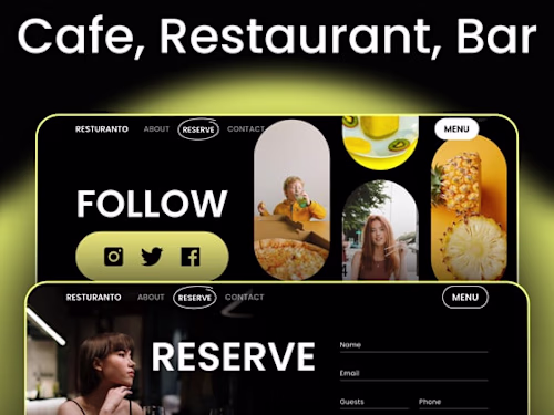 Restauranto | Restaurant Webflow Website