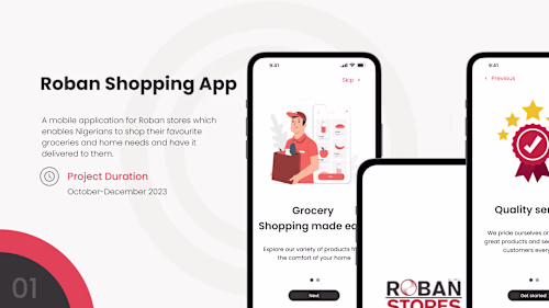 Mobile App design for Local Grocery Store