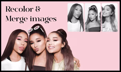 Recoloring black and white photo's