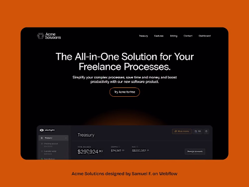 Acme Solutions – All-in-One Freelancer Workflow Site
