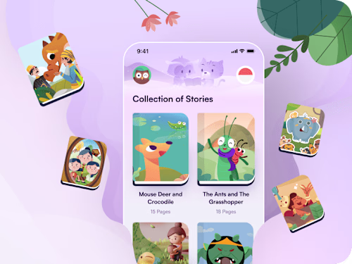 Dongengin - Design & App Development for a Children's Book App