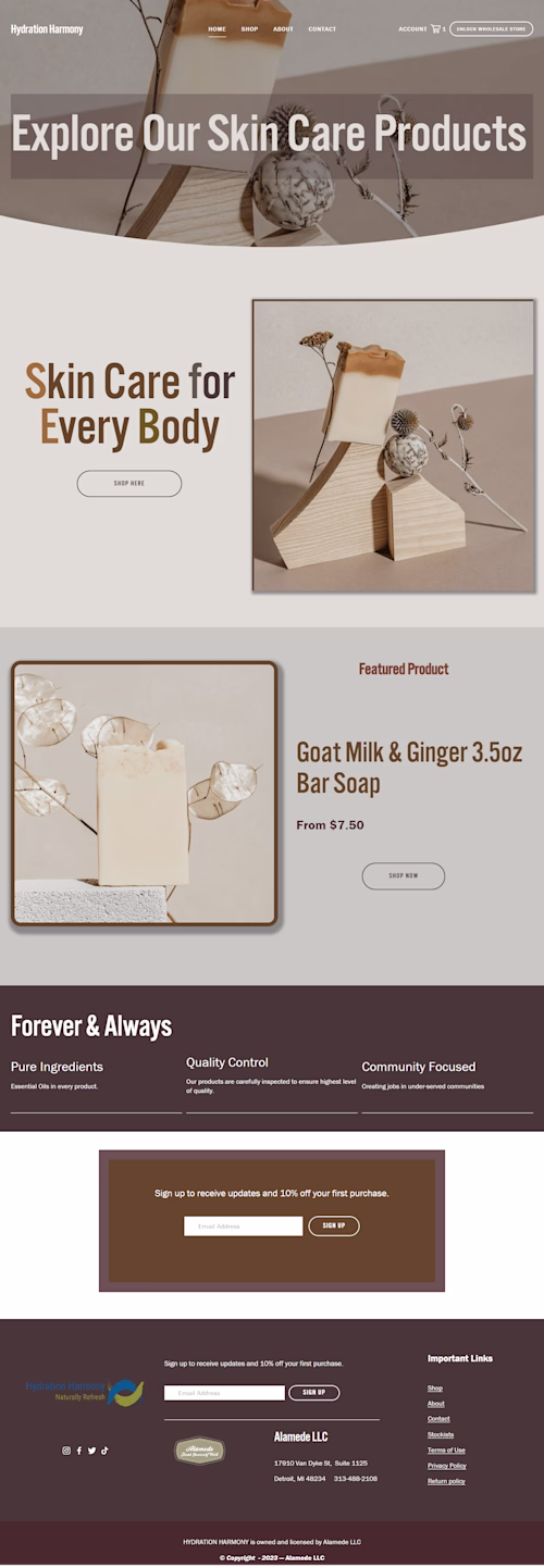 Hydration Harmony - Soap Store