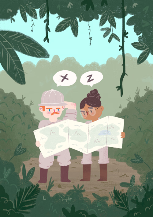 Hand-craft illustrations for books