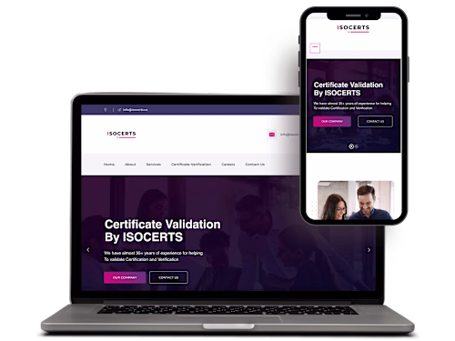 ISO CERTS: A Web Development & Design Project